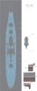 Pontos 35002WD1 USS BB-63 Missouri Wooden Deck set Blue Deck (1:350)